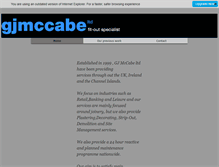 Tablet Screenshot of gjmccabe.co.uk